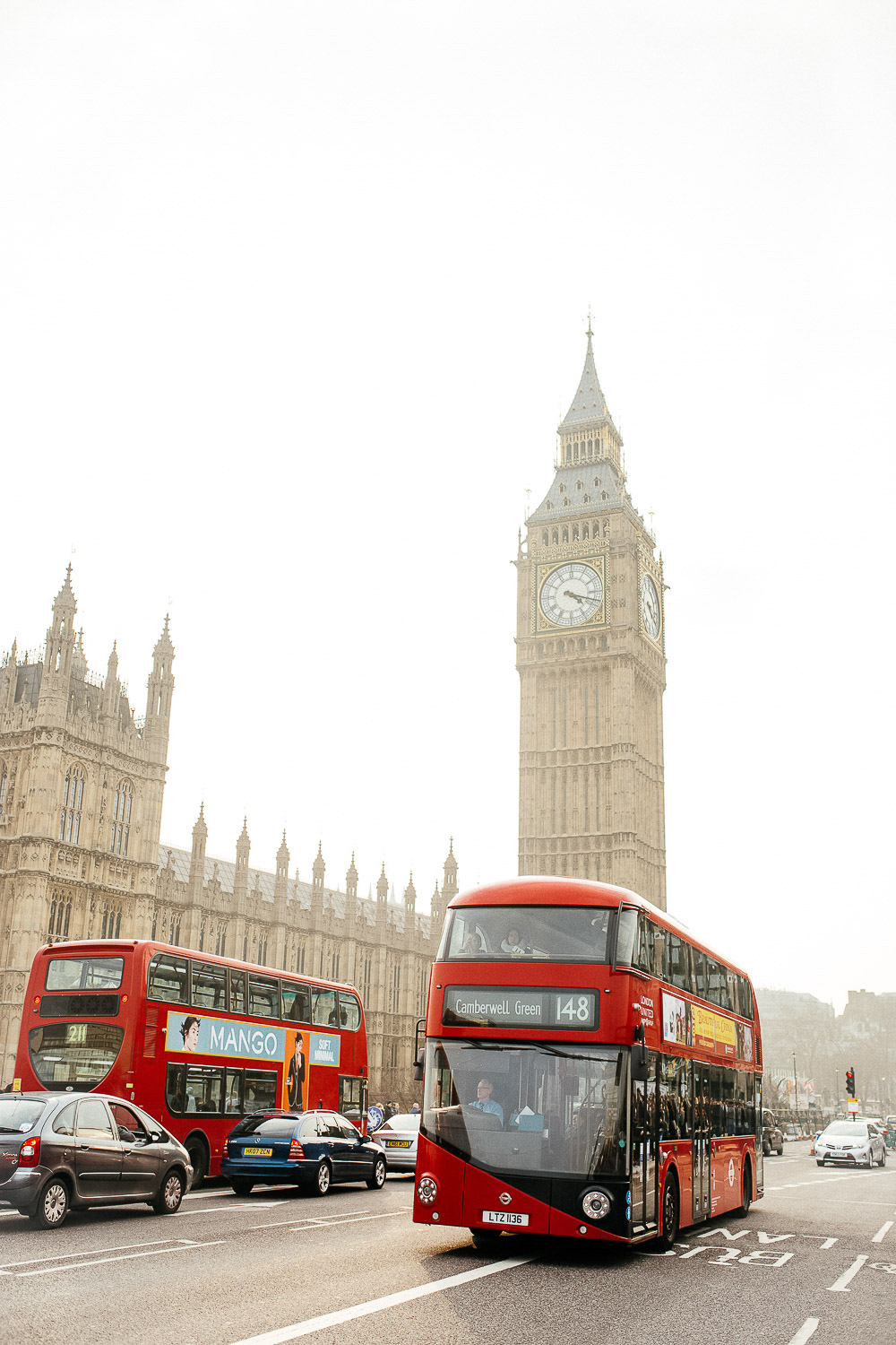 Most beautiful photo of London City Big Ben and London Red Buses