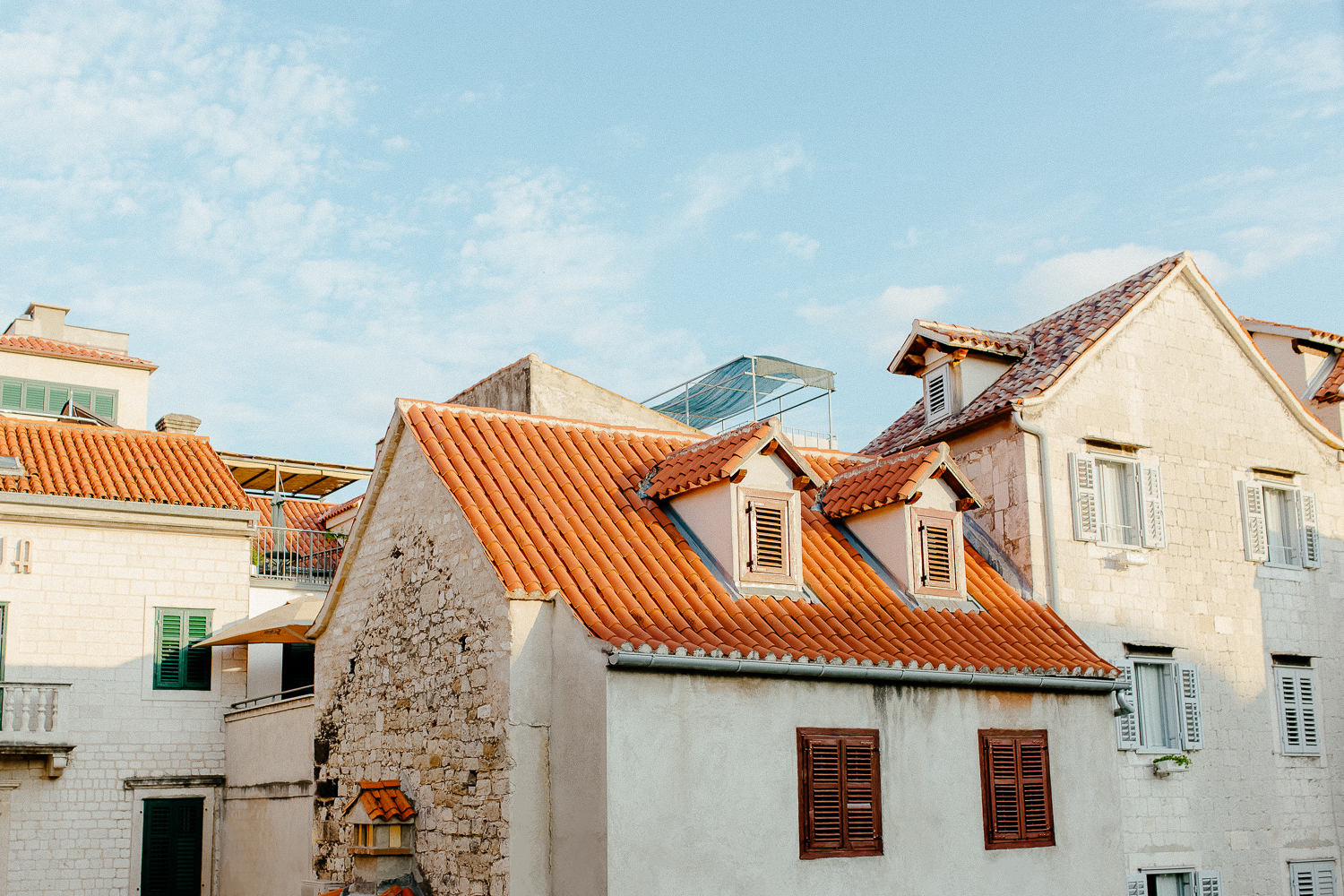 Orange Split Roofs