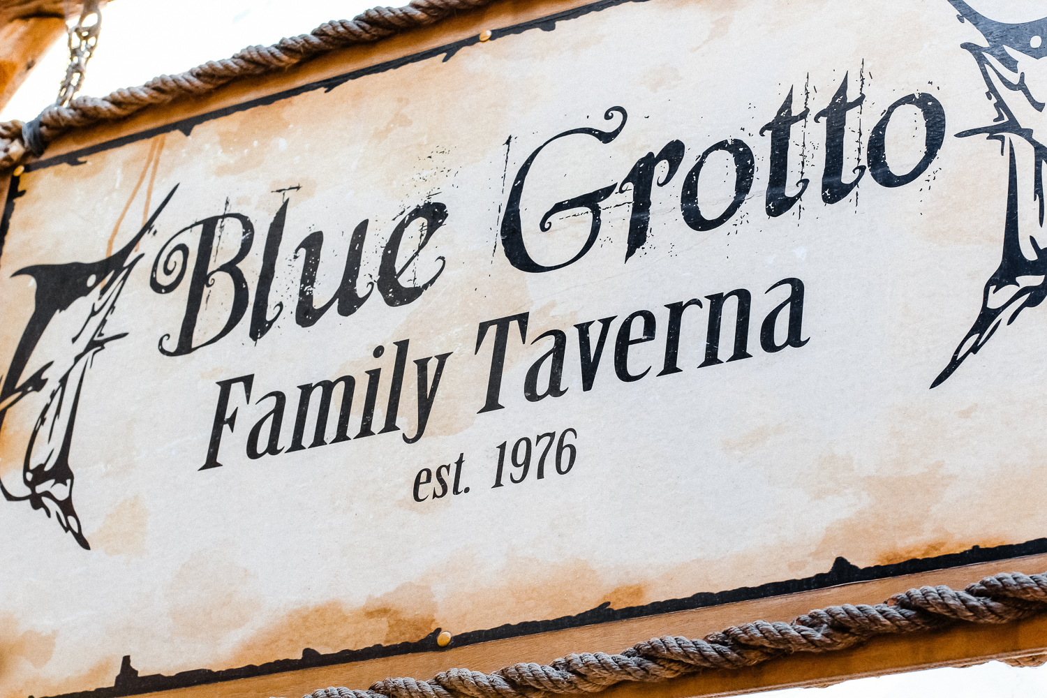 blue grotto family taverna paxos island greece