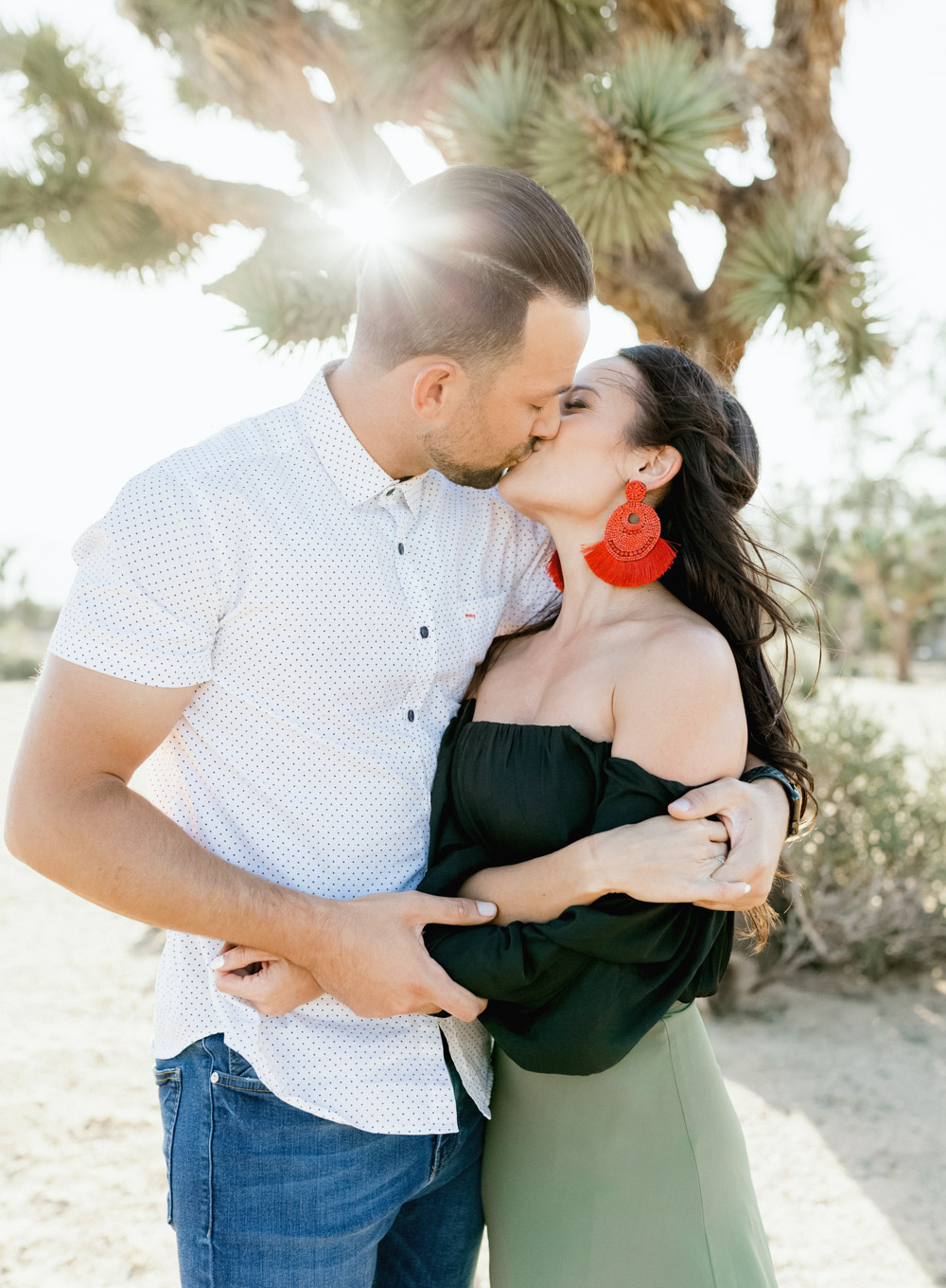 Dreamy Photo from Joshua Tree Engagement Session