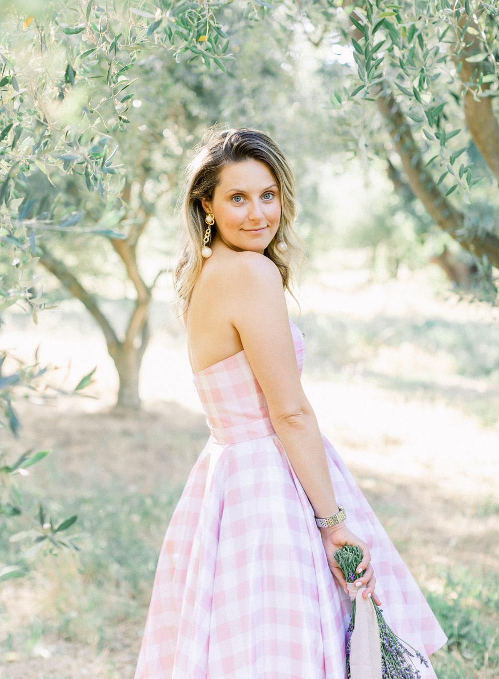 Napa Engagement Photos in the Olive Grove