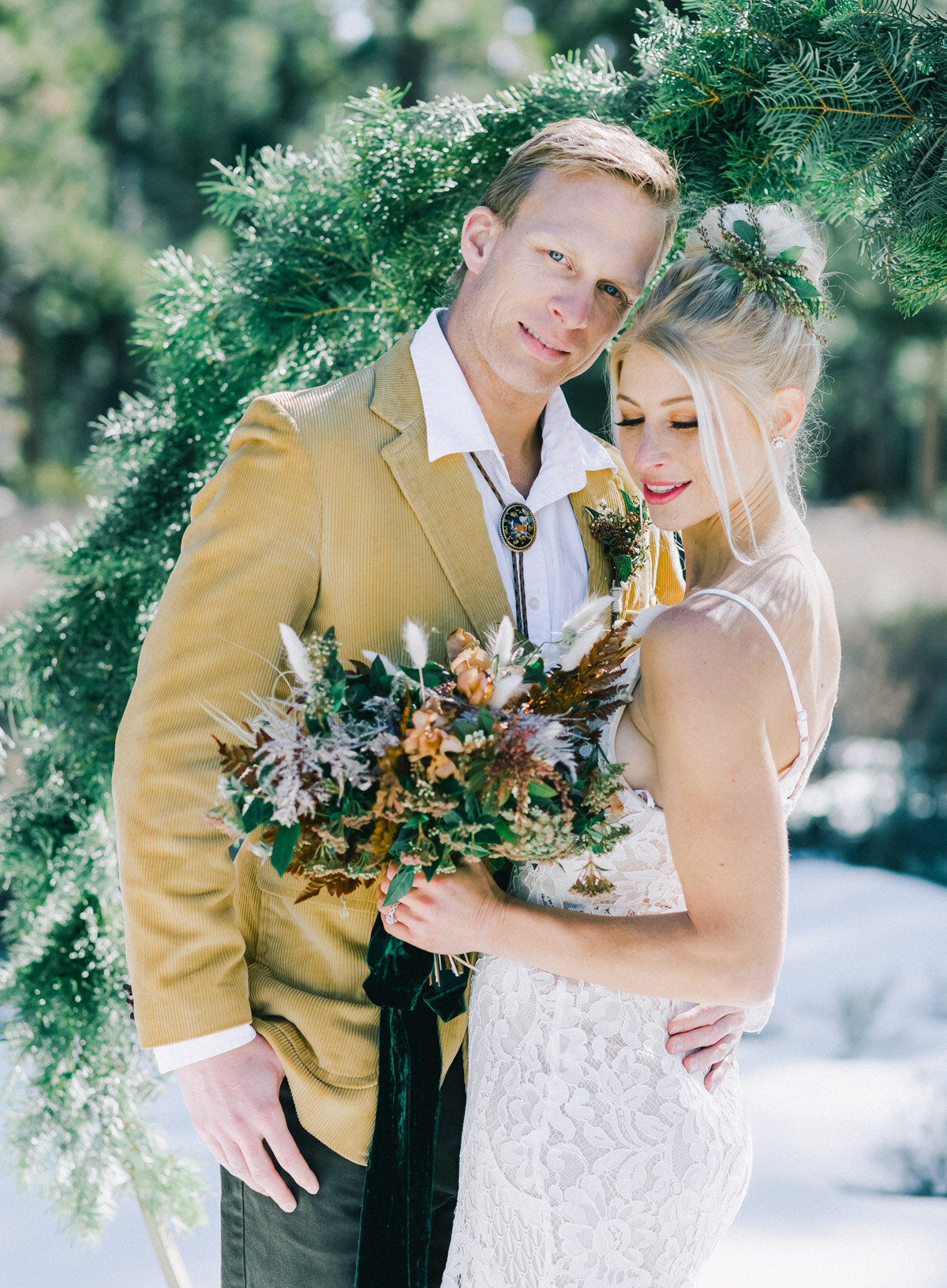 Lake Tahoe Winter Elopement Photos