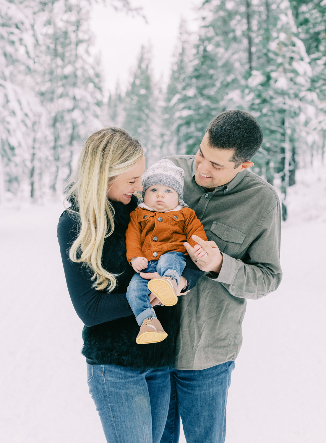 Lake Tahoe Winter Family Photography Session
