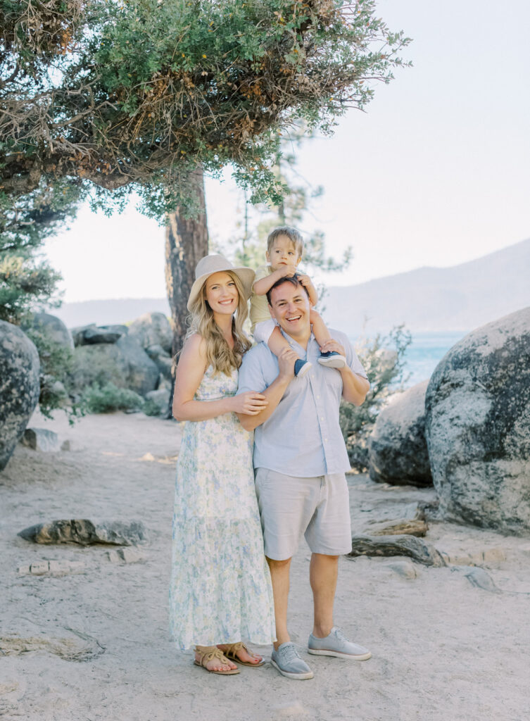 Lake Tahoe Family Photo Session on the Beach