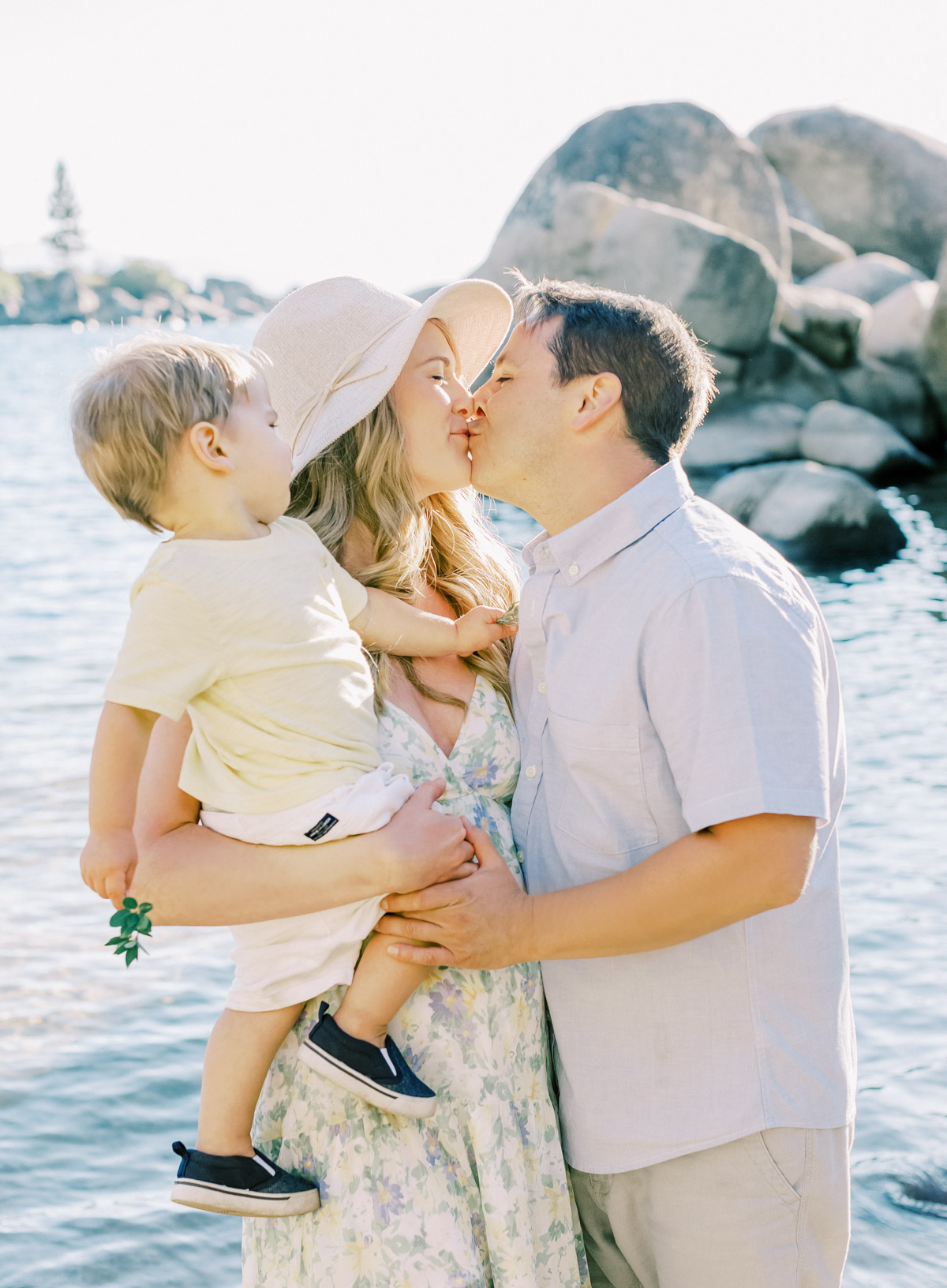 Sunny Lake Tahoe Family Photo Session