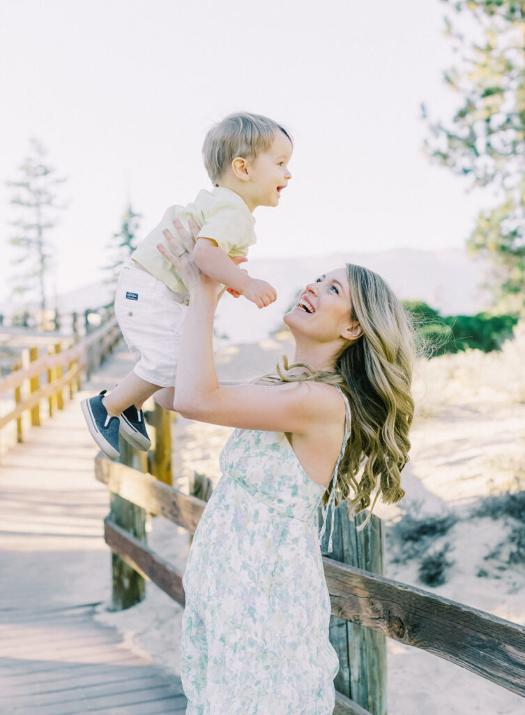 Lake Tahoe Family Photo Session on the Beach