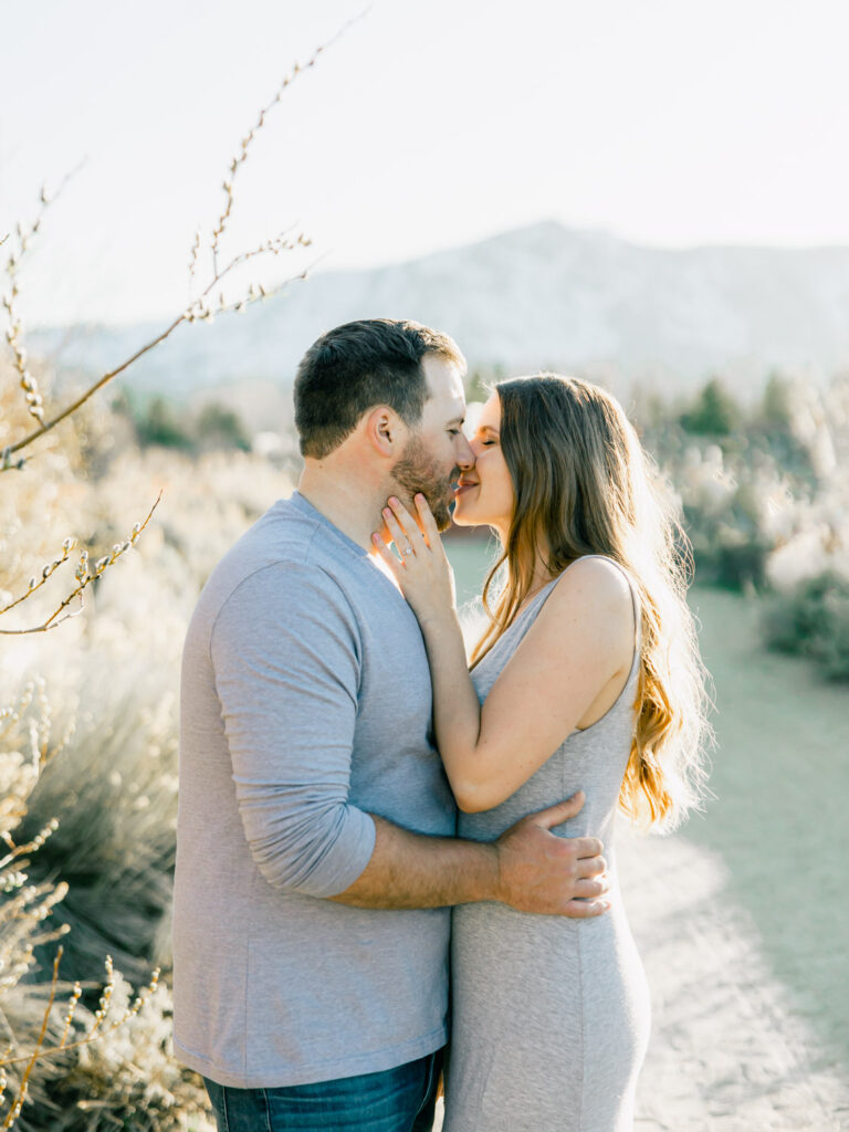 Dreamy Lake Tahoe Fall Engagement Photos