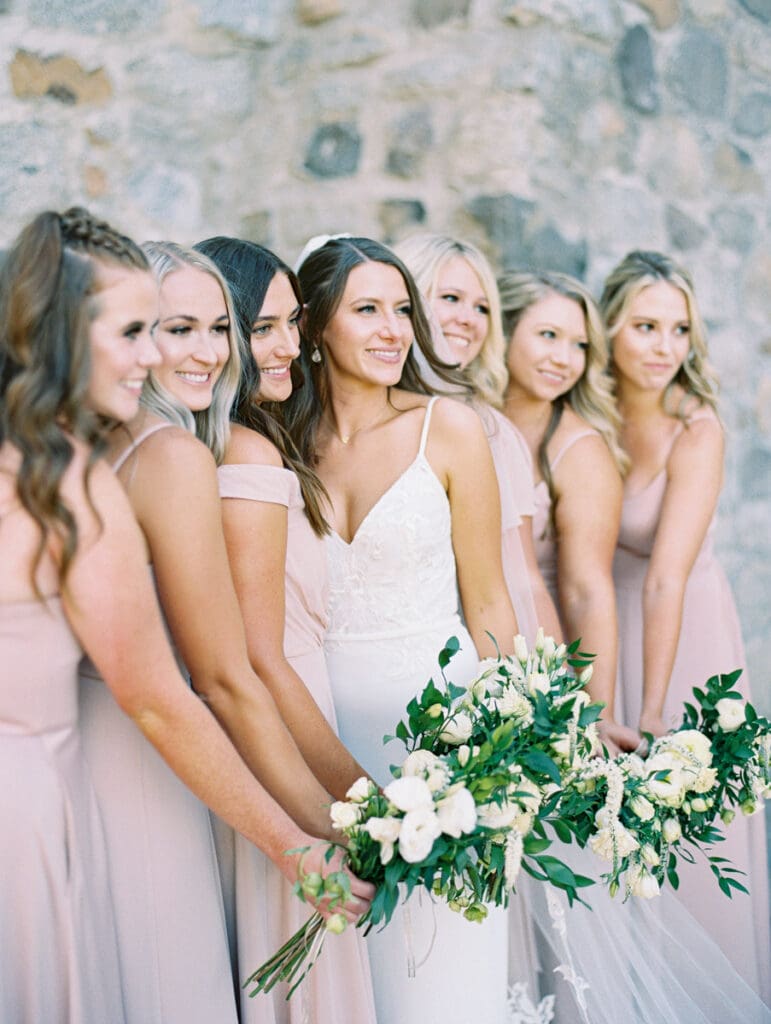 Bridesmaids at Galena Creek Hatchery Wedding | Reno, NV