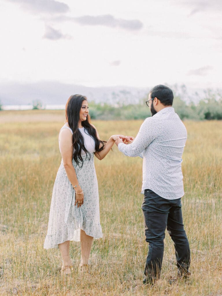 A Perfect Surprise Lake Tahoe Mountain Proposal