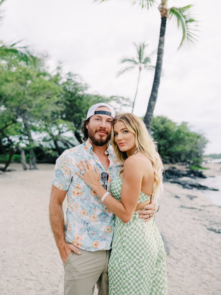 Hawaii Kona Big Island Engagement Photo Session. Hawaii wedding photographer photos.