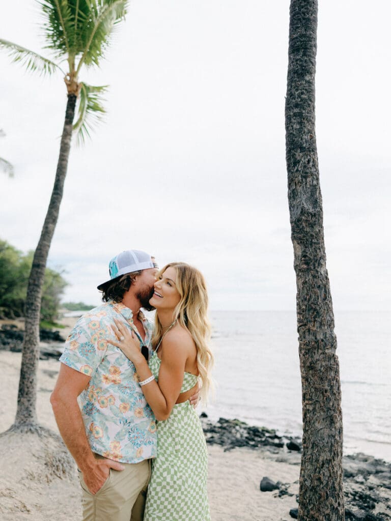 Hawaii Kona Big Island Engagement Photo Session. Hawaii wedding photographer photos.