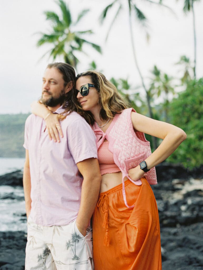 Vaiva and Mike's Enchanting Engagement Photos on the Big Island of Hawaii