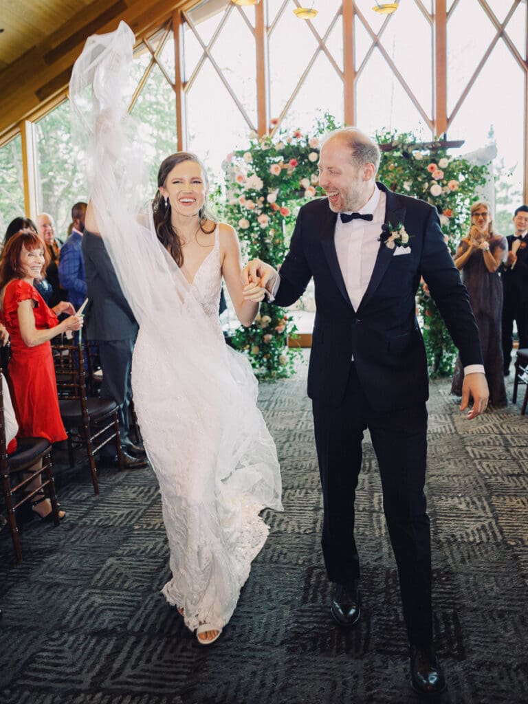 Wedding ceremony at Edgewood Resort in Lake Tahoe 