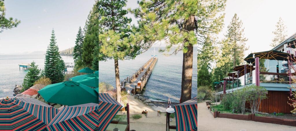 Views from Gar Woods Grill & Pier wedding venue  in Lake tahoe 