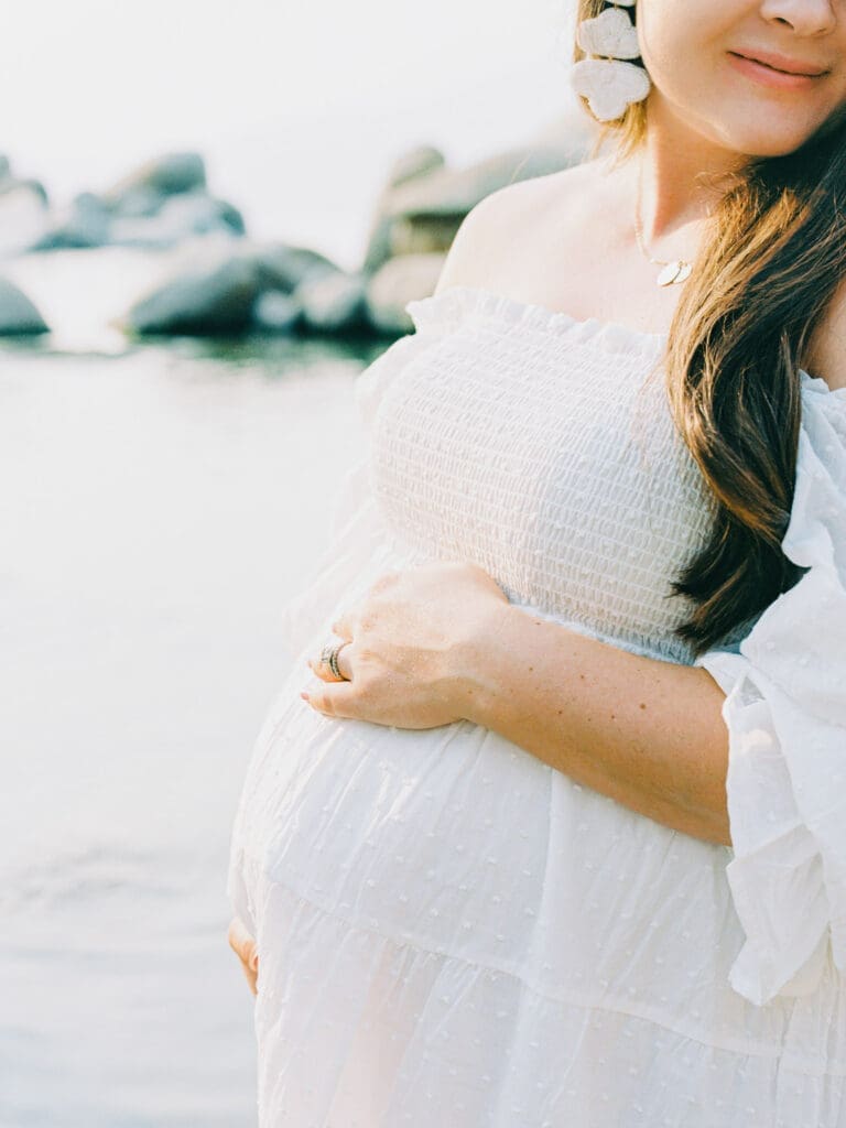 Lake Tahoe film maternity photographer