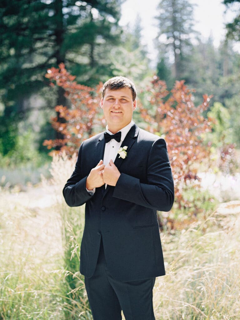 Lake Tahoe Dancing Pines Wedding groom