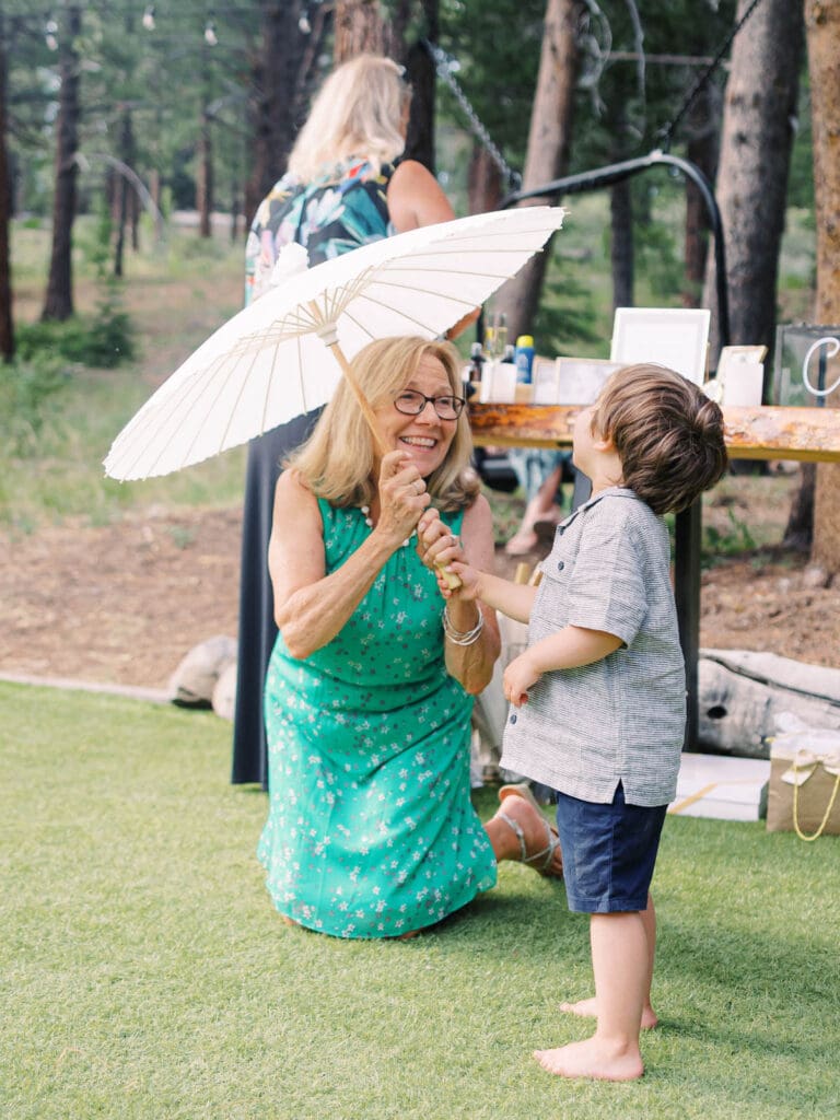 Lake Tahoe Dancing Pines Wedding Reception 