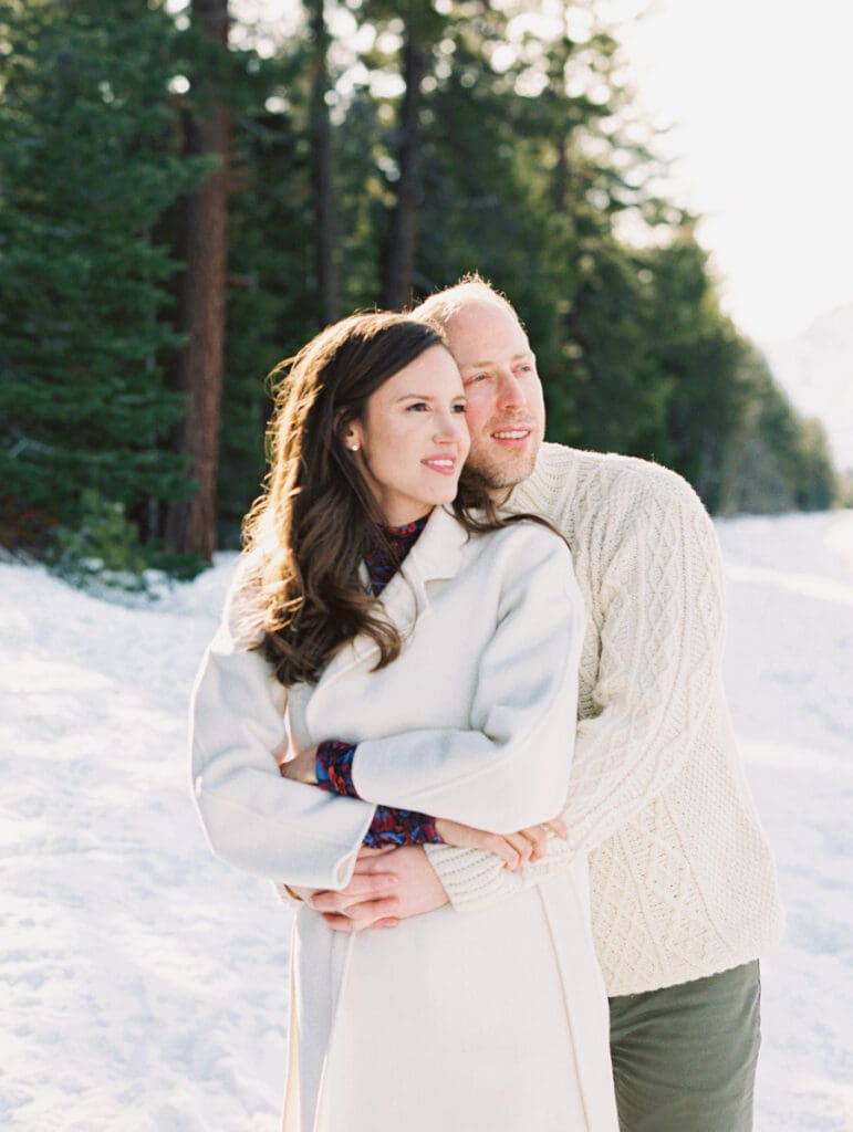 Outfit Inspiration: Dressing for a Lake Tahoe Winter Engagement Shoot