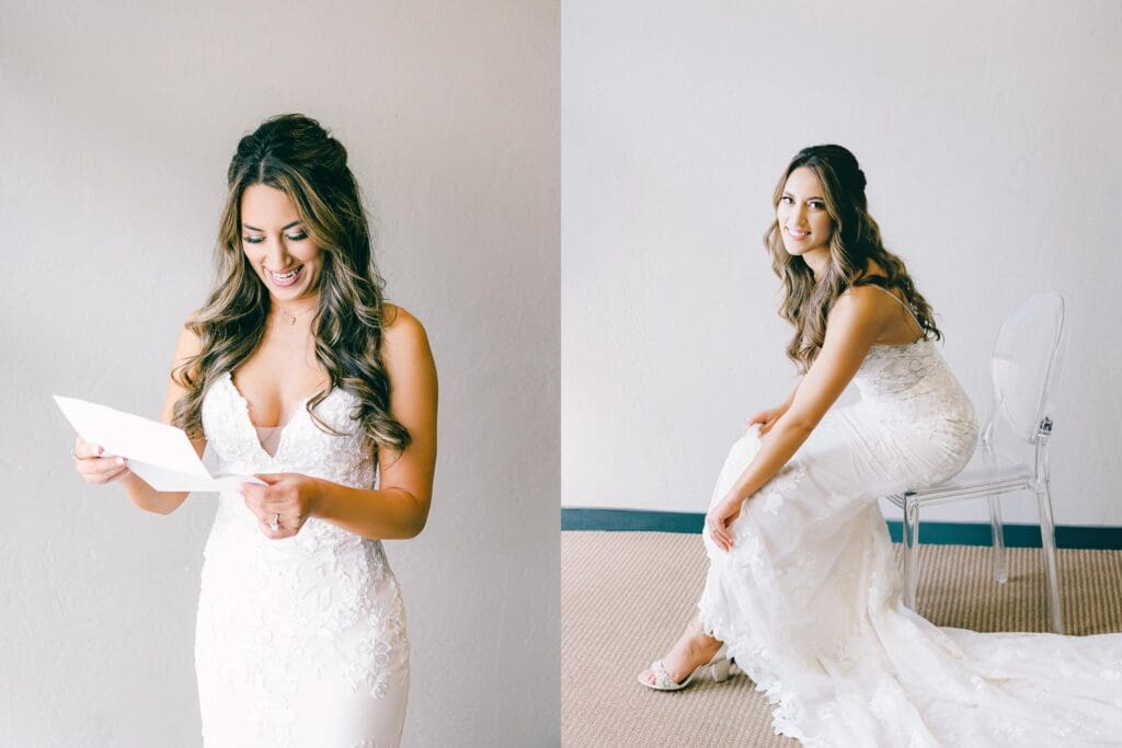 Bride portraits at Lake Tahoe Lakeview Lodge Heavenly Mountain Resort wedding | Lake Tahoe Film Photographer