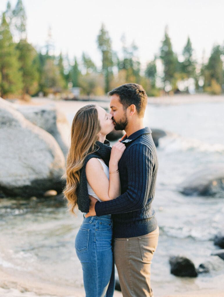 a guide to Stunning Lake Tahoe Engagement Photos 