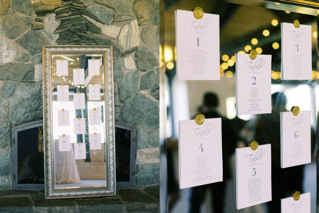 Tannenbaum Lake Tahoe wedding decor